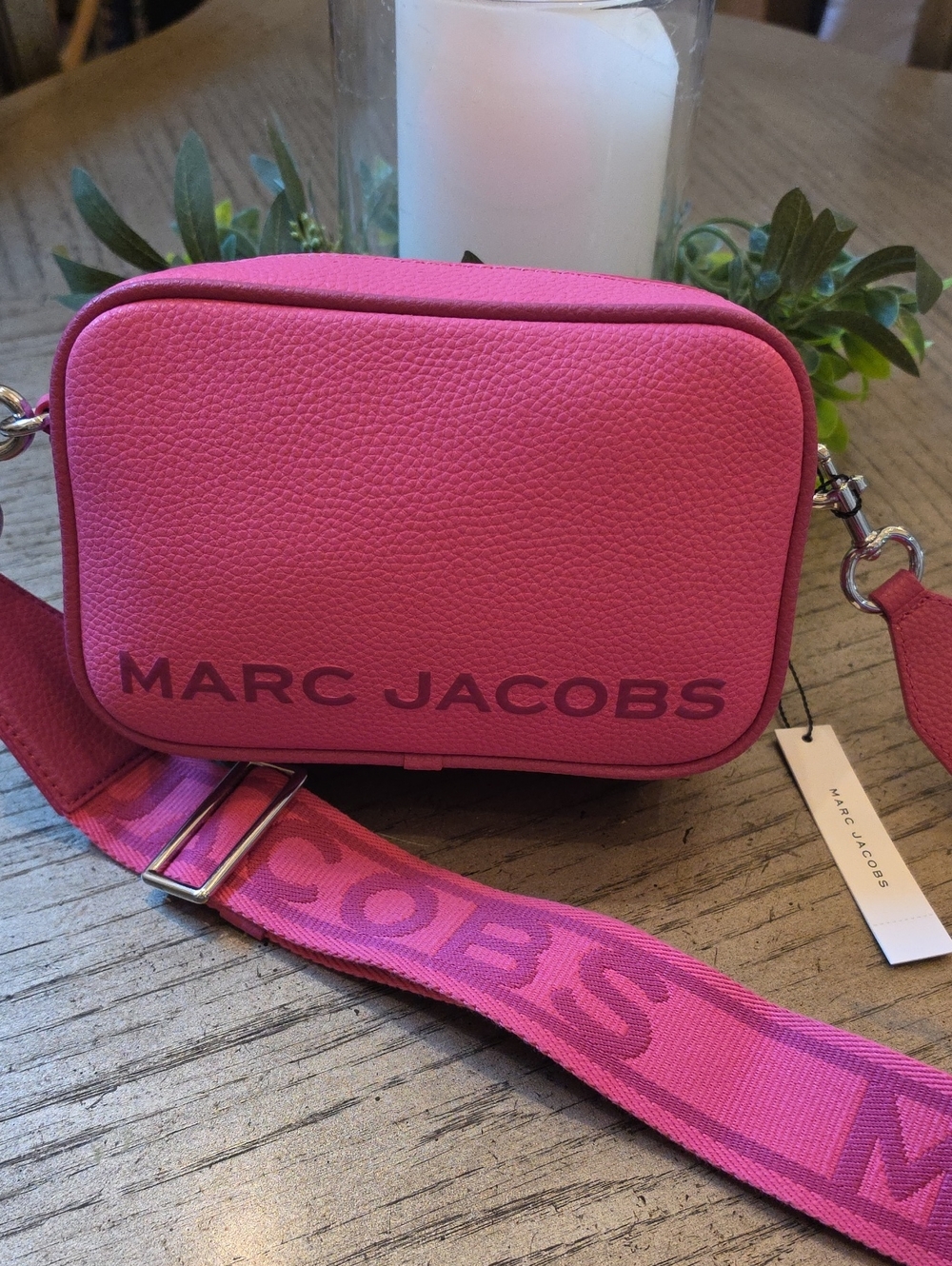 Marc Jacobs Hot Pink Crossbody Camera Bag NWT
